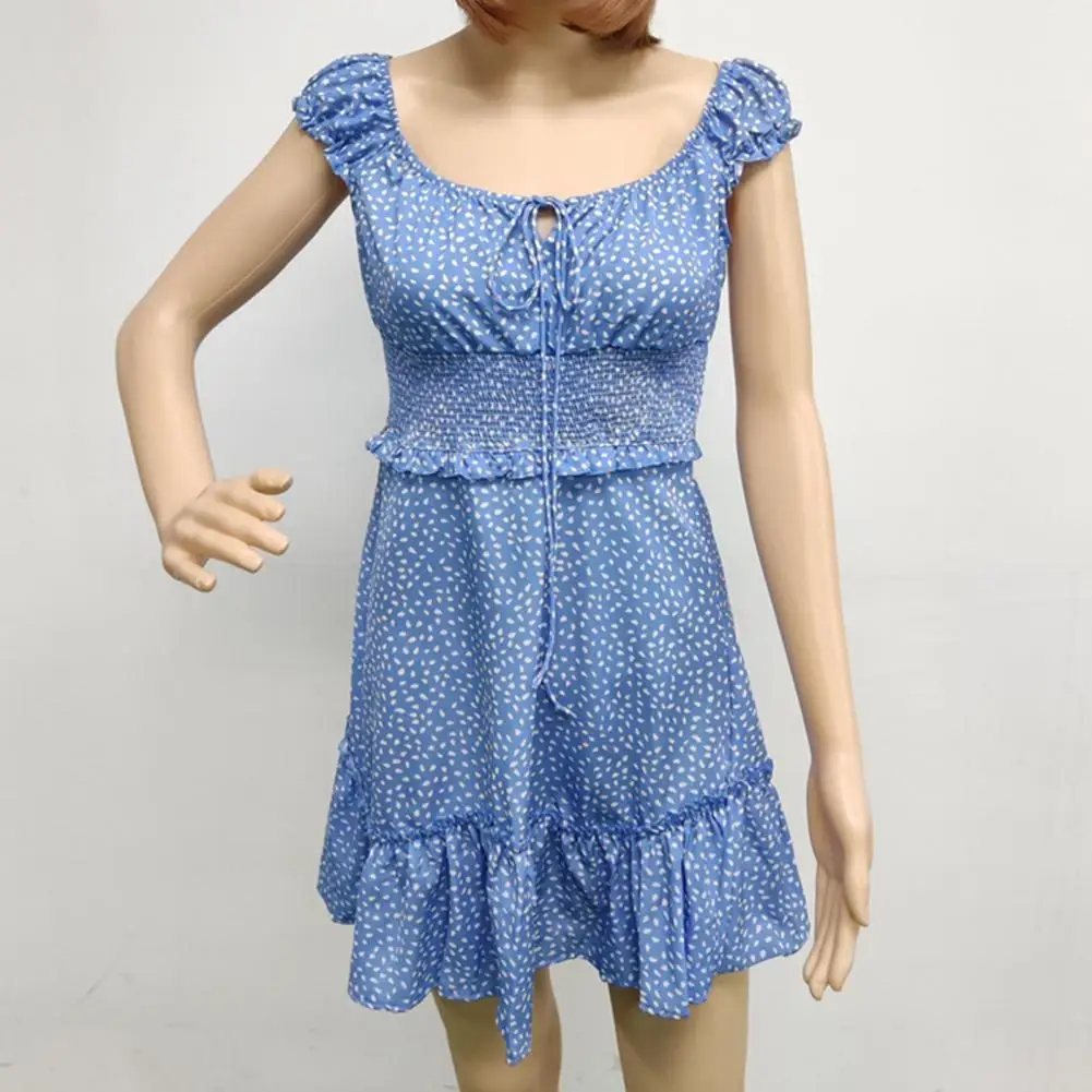 Party Dress Elastic Cuffs Princess Dress Fresh Floral Print Slim Party Dress
Party Dress Elastic Cuffs Princess Dress Fresh Floral Print Slim Party Dress