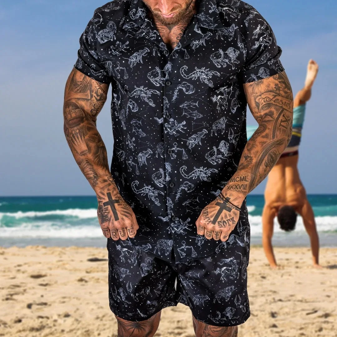 2022 Summer Men's Short Sleeve Shirts Lapel 3D Printed T-Shirts Hawaiian Beach Shirts Men's Oversized Tops S-5XL
2022 Summer Men's Short Sleeve Shirts Lapel 3D Printed T-Shirts Hawaiian Beach Shirts Men's Oversized Tops S-5XL