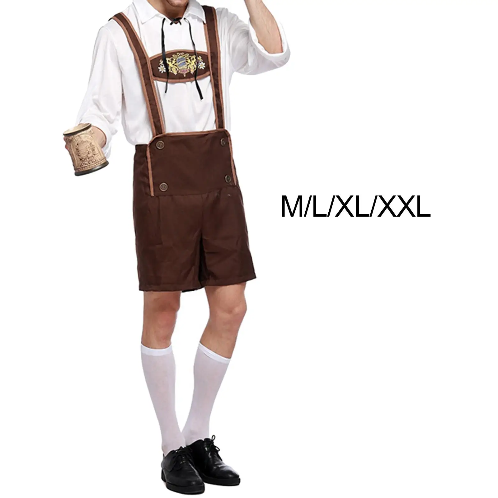 Мужской костюм Lederhosen, официантка для вечерние ринки, праздничный костюм, необычный
Мужской костюм Lederhosen, официантка для вечерние ринки, праздничный костюм, необычный