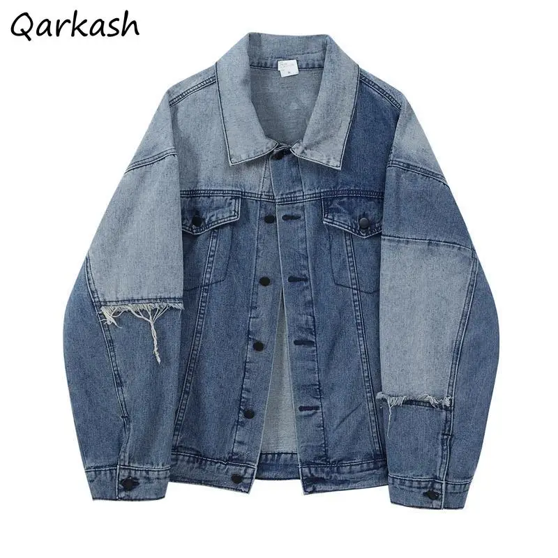 Basic Jackets Women Streetwear Harajuku Hip Hop Loose Korean Style Single Breasted Coats Design Panelled Denim Jacket Teens Chic
Basic Jackets Women Streetwear Harajuku Hip Hop Loose Korean Style Single Breasted Coats Design Panelled Denim Jacket Teens Chic