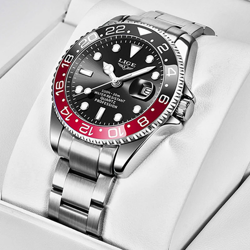 New LIGE Mens Watches Fashion Business Waterproof Quartz Wrist Watch Men Top Brand Luxury Stainless Steel Sport Clock Male
New LIGE Mens Watches Fashion Business Waterproof Quartz Wrist Watch Men Top Brand Luxury Stainless Steel Sport Clock Male