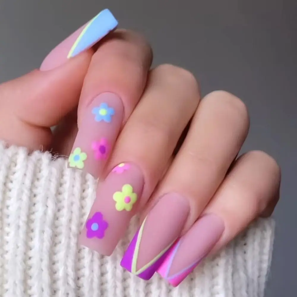 24pcs/Box Detachable Glitter Coffin False Nails Wearable French Ballerina Fake Nails Full Cover Nail Tips Press On Nails
24pcs/Box Detachable Glitter Coffin False Nails Wearable French Ballerina Fake Nails Full Cover Nail Tips Press On Nails