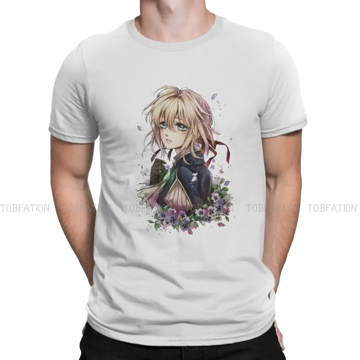 Flower Art Design Special TShirt Violet Evergarden Gilbert Anime Leisure T Shirt Hot Sale Stuff For Men Women
Flower Art Design Special TShirt Violet Evergarden Gilbert Anime Leisure T Shirt Hot Sale Stuff For Men Women