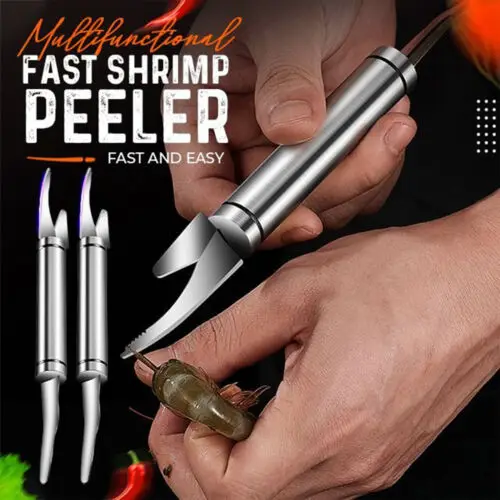 6 In 1 Multifunctional Fast Shrimp Peeler Fish Scale Knife Stainless Steel Shrimp Line Cutter Kitchen Gadgets Scraping Tool
6 In 1 Multifunctional Fast Shrimp Peeler Fish Scale Knife Stainless Steel Shrimp Line Cutter Kitchen Gadgets Scraping Tool