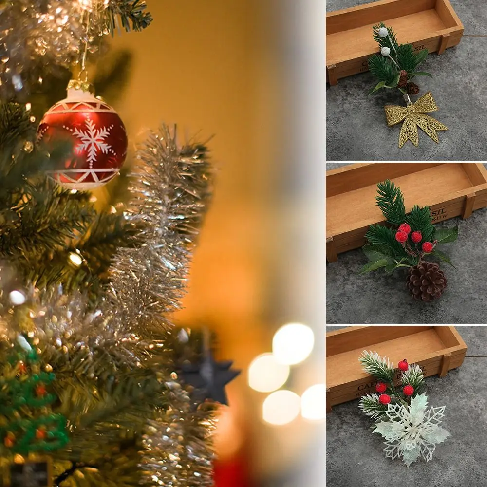 Pendant Artificial Flower Red Berry Xmas Tree Ornament Pine Needle Branches Christmas Decoration Pine Cone Holly
Pendant Artificial Flower Red Berry Xmas Tree Ornament Pine Needle Branches Christmas Decoration Pine Cone Holly