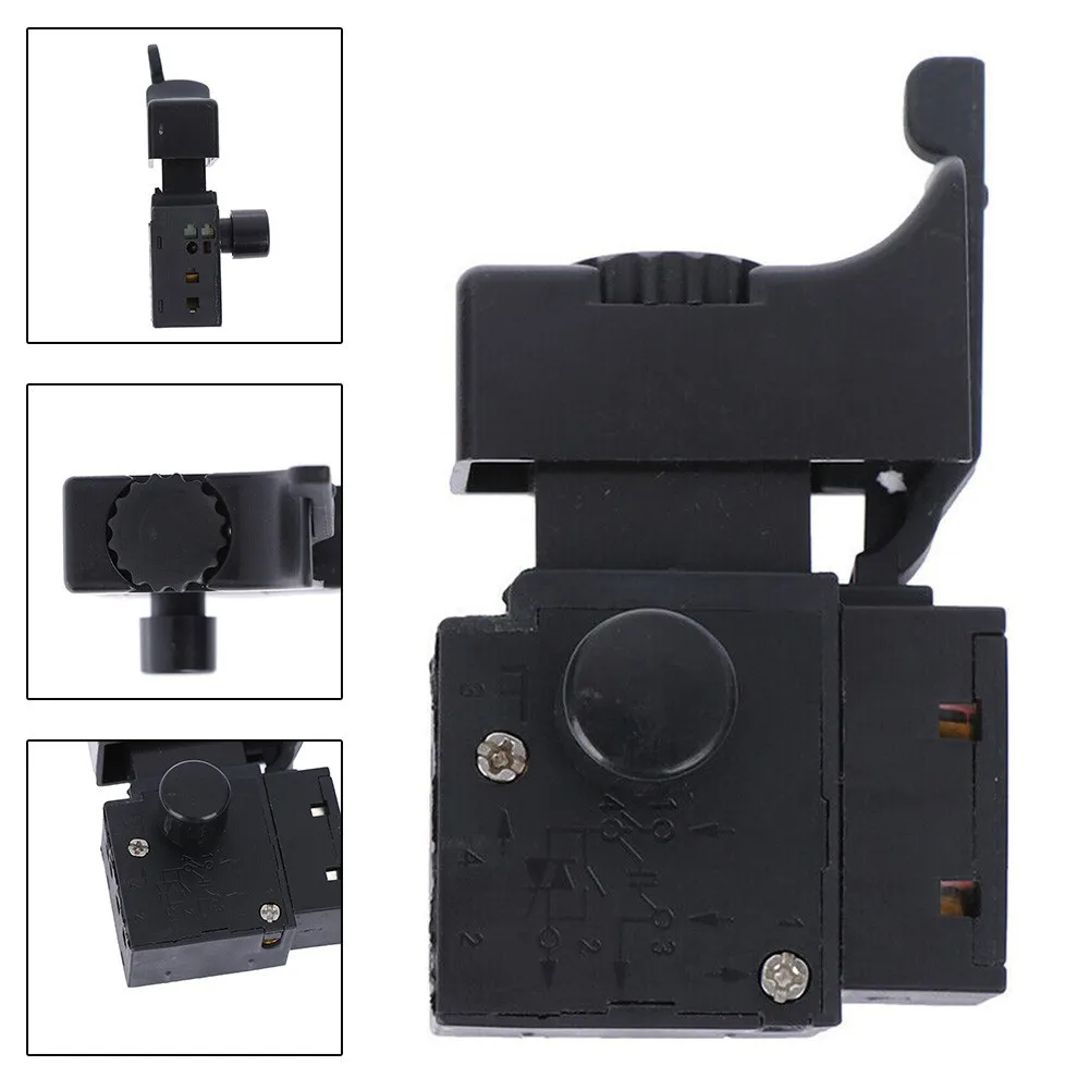 1pc 6(6)A 250V Trigger Button Switches Speed Regulating Fit FA2-6/1BEK Hand Electric Drill Switch Forward Reverse Stepless
1pc 6(6)A 250V Trigger Button Switches Speed Regulating Fit FA2-6/1BEK Hand Electric Drill Switch Forward Reverse Stepless