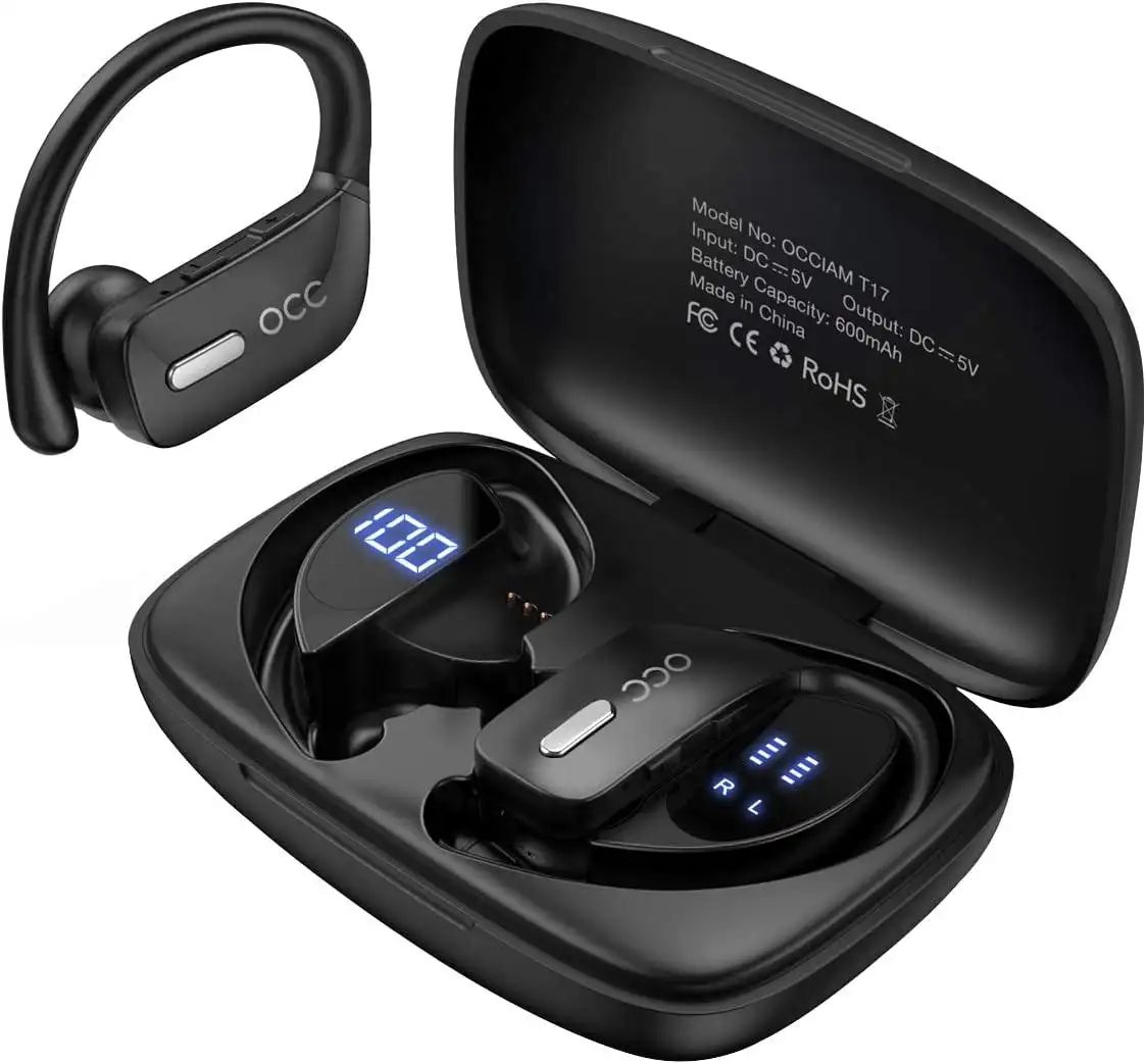 Wireless Earbuds Bluetooth Headphones 48H Play Back Earphones in Ear Waterproof with Microphone LED Display Sports Running Wor
Wireless Earbuds Bluetooth Headphones 48H Play Back Earphones in Ear Waterproof with Microphone LED Display Sports Running Wor