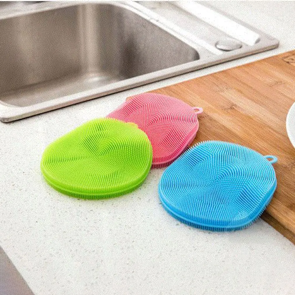 Silicone Sponge Dish Washing Kitchen Scrubber Food-Grade Dishes Multipurpose Sponges Non Stick Cleaning Kitchen Brush
Silicone Sponge Dish Washing Kitchen Scrubber Food-Grade Dishes Multipurpose Sponges Non Stick Cleaning Kitchen Brush