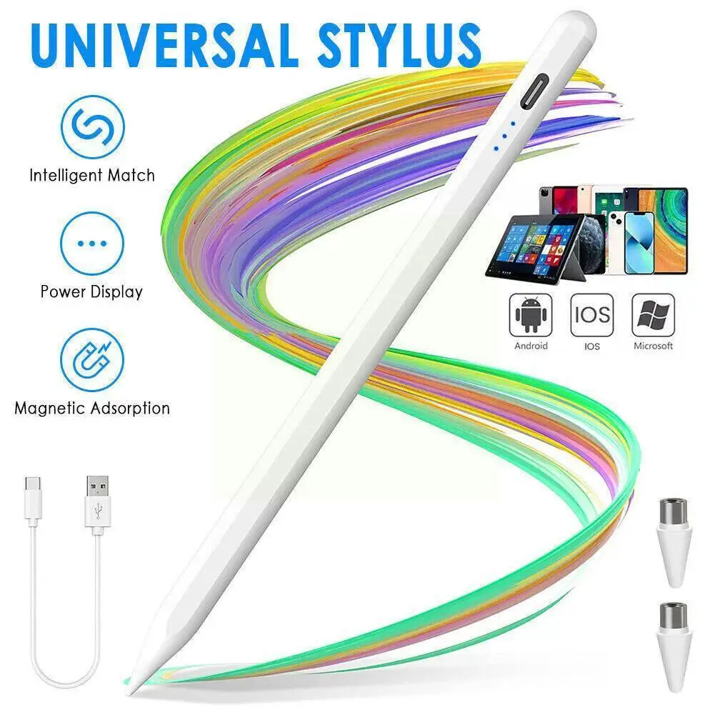 Active Capacitive Pen For Pencil Anti Power Display Pencil For Pro Mini Stylus Pen With 2 Nibs G3q9
Active Capacitive Pen For Pencil Anti Power Display Pencil For Pro Mini Stylus Pen With 2 Nibs G3q9