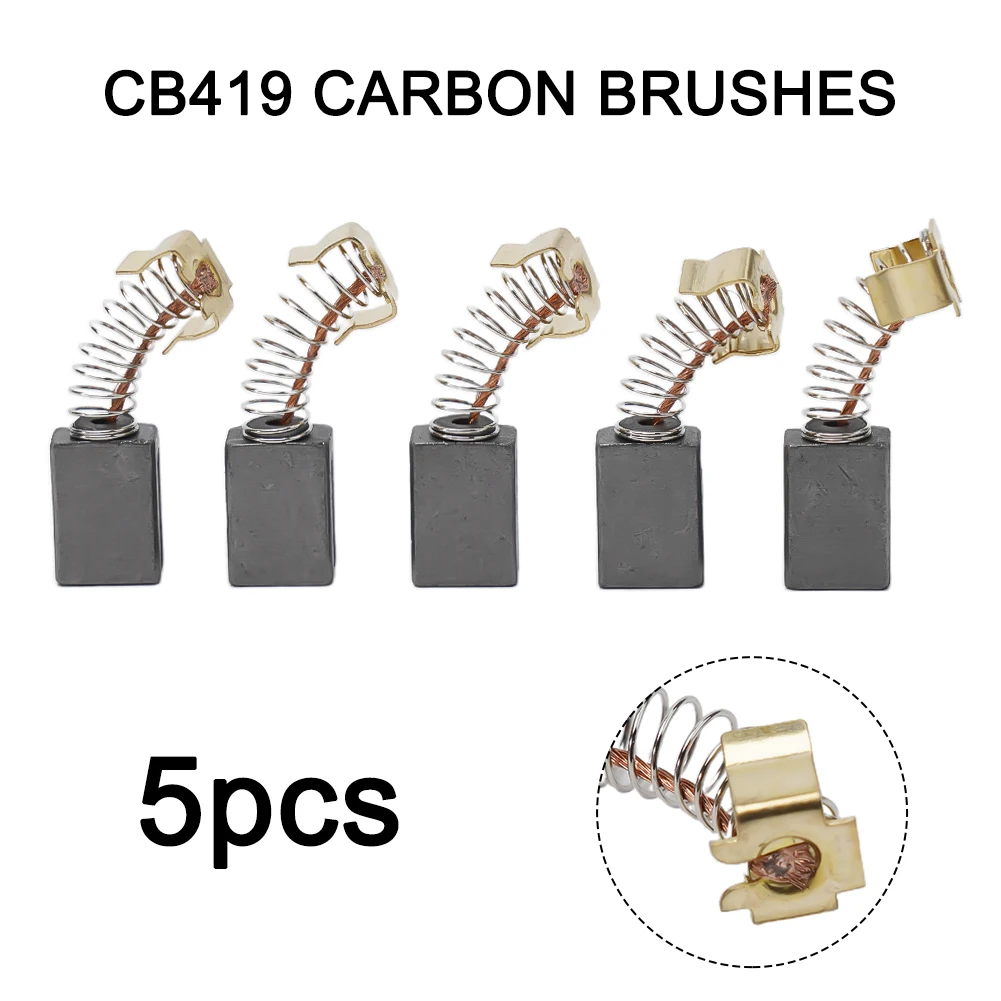 

5pcs Carbon Brushes For Angle Grinder GA 5030 6x9x14mm CB-459 New Angle Grinder Tool Accessories Wire Brush Spring