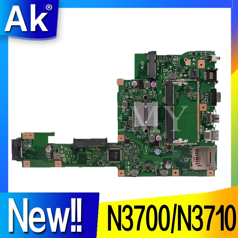 Новинка! Материнская плата Akemy X553SA с процессором N3700/N3710 для Asus X553SA X553S X553SA F553S A553S, системная плата 100%, тест ОК
Новинка! Материнская плата Akemy X553SA с процессором N3700/N3710 для Asus X553SA X553S X553SA F553S A553S, системная плата 100%, тест ОК