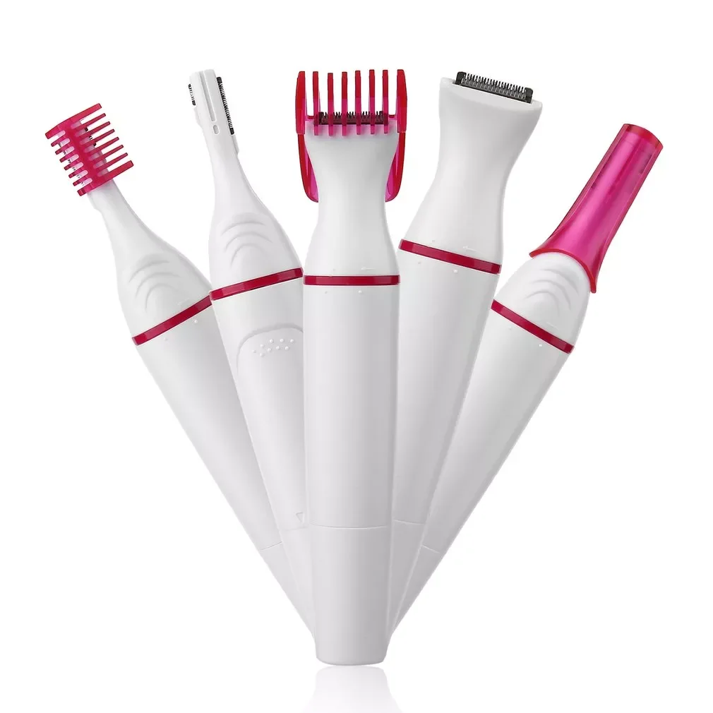 5 in 1 Electric Hair Remover Rechargeable Lady Shaver Nose Hair Trimmer Eyebrow Shaper Leg Armpit Bikini Trimmer Women Epilator
5 in 1 Electric Hair Remover Rechargeable Lady Shaver Nose Hair Trimmer Eyebrow Shaper Leg Armpit Bikini Trimmer Women Epilator