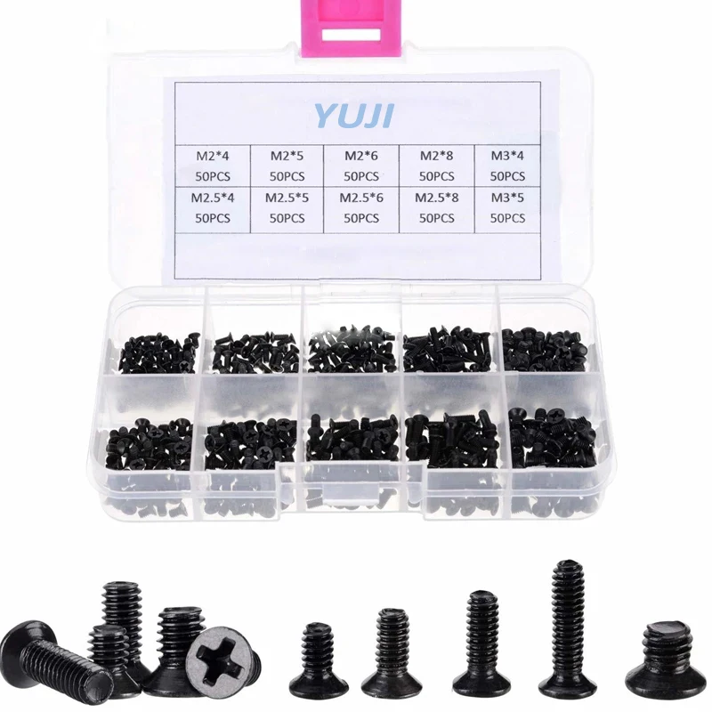 M2 M3 Screw Set KM2 Machine Laptop Screw Flat Head Phillips Drive Accessories for Repair Computer Electronic Laptop Screws Kit
M2 M3 Screw Set KM2 Machine Laptop Screw Flat Head Phillips Drive Accessories for Repair Computer Electronic Laptop Screws Kit