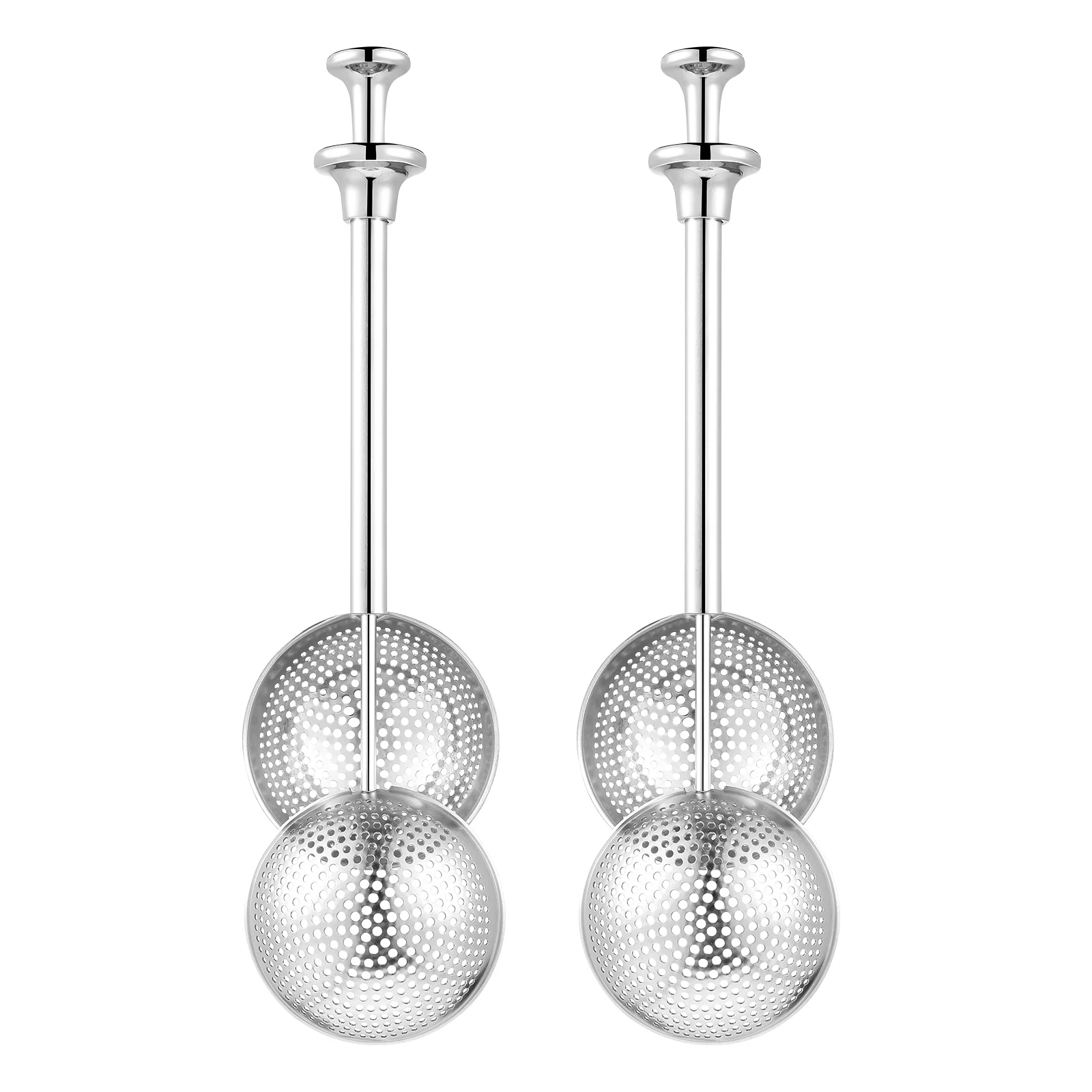 2pcs Rust Proof Ball Shape Heat-resistant Tea Infusers Tea Strainers Tea Filters for Tea House Home Office
2pcs Rust Proof Ball Shape Heat-resistant Tea Infusers Tea Strainers Tea Filters for Tea House Home Office