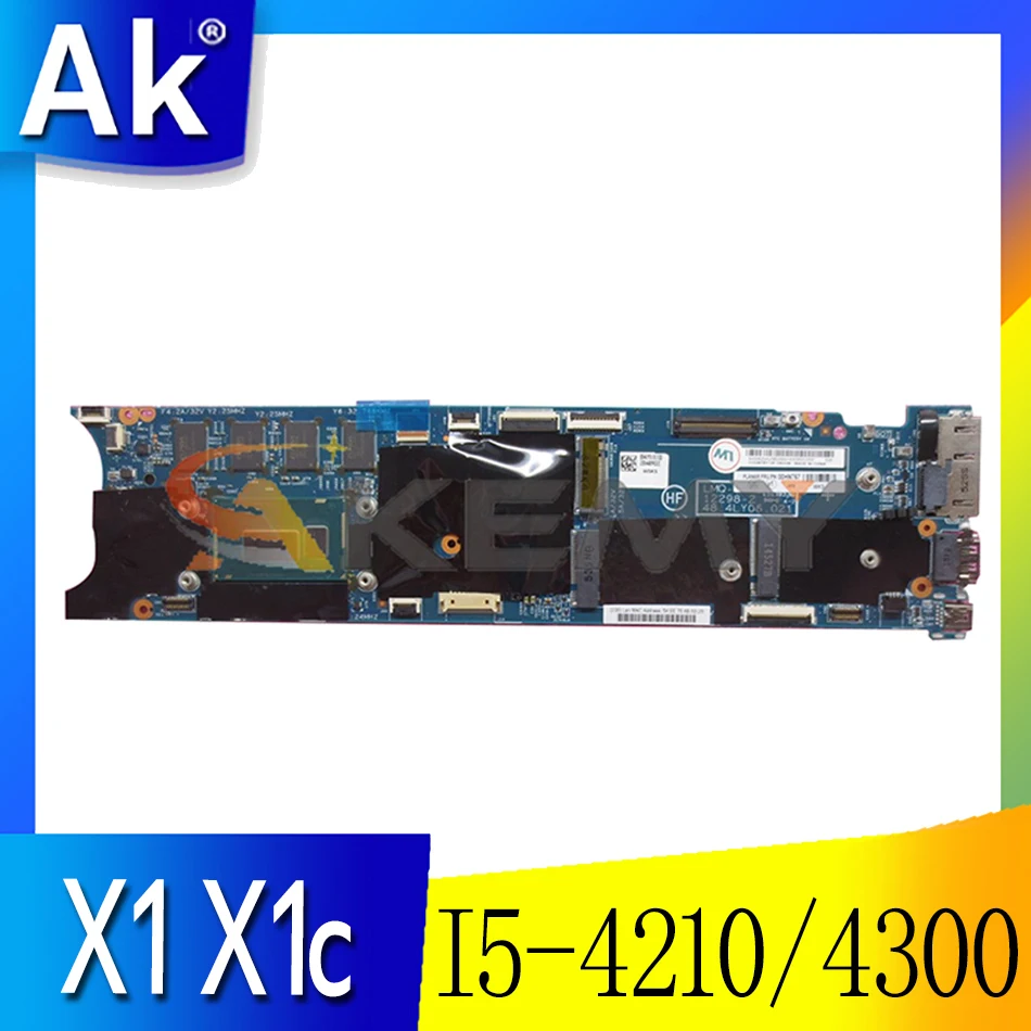 Akemy для Lenovo ThinkPad X1 X1c карбоновая материнская плата для ноутбука I5 4210 I5 4300 LMQ-1 MB 12298-2 I5 8G гарантия качества
Akemy для Lenovo ThinkPad X1 X1c карбоновая материнская плата для ноутбука I5 4210 I5 4300 LMQ-1 MB 12298-2 I5 8G гарантия качества