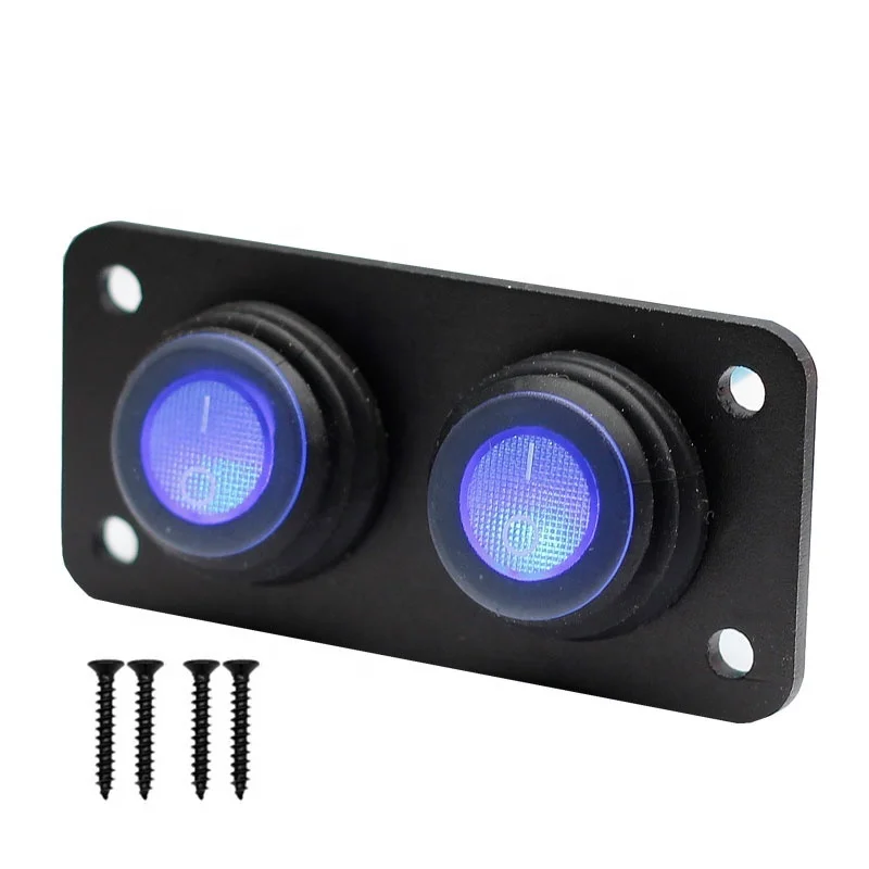 12V 20A Waterproof Auto Automotive Lights Car Marine Boat Yacht Toggle 2Gang On Off Rocker Switch Panel
12V 20A Waterproof Auto Automotive Lights Car Marine Boat Yacht Toggle 2Gang On Off Rocker Switch Panel