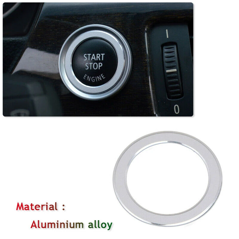 Car Switch Decoration Trim Start/Stop Aluminum Alloy Button Silver For BMW 3 Series E90 Ring Switch High quality
Car Switch Decoration Trim Start/Stop Aluminum Alloy Button Silver For BMW 3 Series E90 Ring Switch High quality