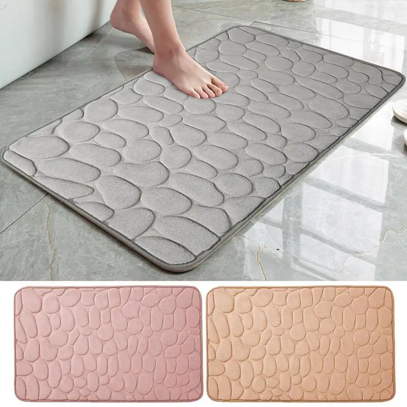Bathroom Mat Memory Foam Anti-Slip Shower Carpet Soft Foot Pad Decoration Floor Protector Washable Rug Toilet Accessories
Bathroom Mat Memory Foam Anti-Slip Shower Carpet Soft Foot Pad Decoration Floor Protector Washable Rug Toilet Accessories