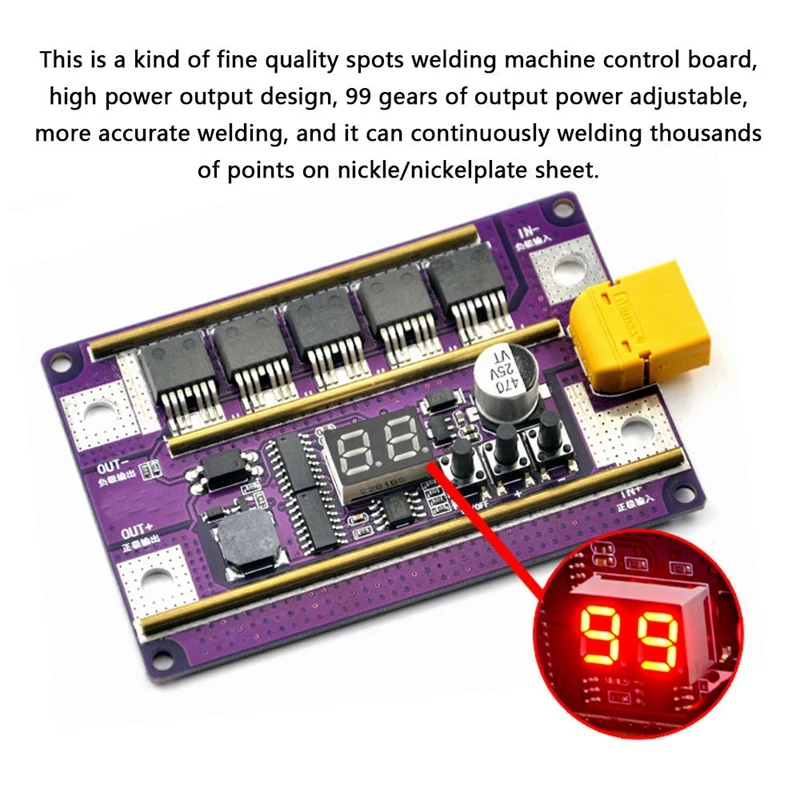 New-99 Gear Digital Display 10 Square Pen 12V Spot Welding Machine DIY Kit For Welding 18650 Battery 0.05-0.3Mm Nickel Sheet
New-99 Gear Digital Display 10 Square Pen 12V Spot Welding Machine DIY Kit For Welding 18650 Battery 0.05-0.3Mm Nickel Sheet