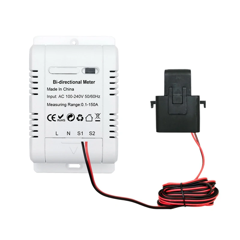 1 Pieces 150A Clamp Current Sensor Transformer Solar PV Two Way Power Monitor 100-240
1 Pieces 150A Clamp Current Sensor Transformer Solar PV Two Way Power Monitor 100-240
