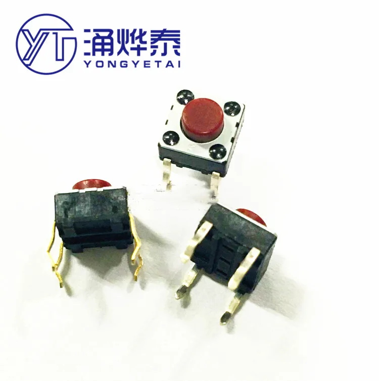 YYT, 10 шт., термостойкий тактовый переключатель EVQPAE05R, кнопка Микромеханизм 6*6*5
YYT, 10 шт., термостойкий тактовый переключатель EVQPAE05R, кнопка Микромеханизм 6*6*5