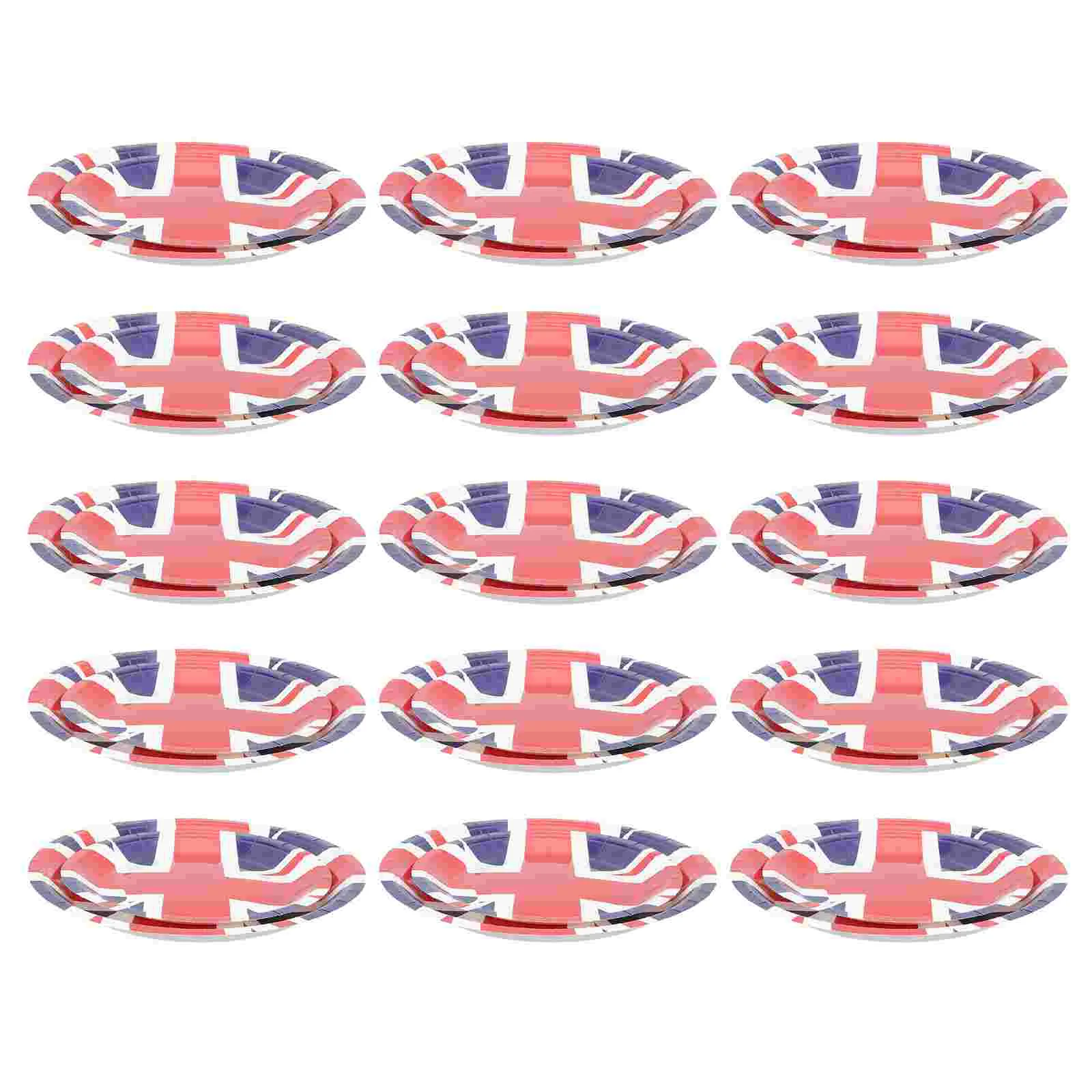 32Pcs Food Serving Plates Disposable Cake Plates Union Jack Pattern Plates Creative Paper Plates for Party Picnic Festival
32Pcs Food Serving Plates Disposable Cake Plates Union Jack Pattern Plates Creative Paper Plates for Party Picnic Festival