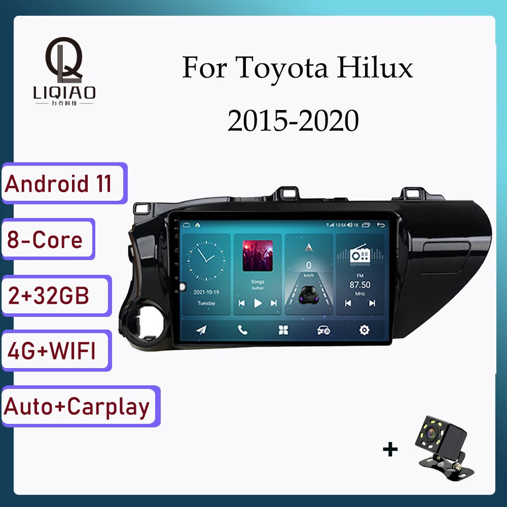 Carplay Автомагнитола для Toyota Hilux 2015-2020 LHD Android автомобильный мультимедийный DVD-плеер головное устройство GPS Navi BT USB раздельный экран
Carplay Автомагнитола для Toyota Hilux 2015-2020 LHD Android автомобильный мультимедийный DVD-плеер головное устройство GPS Navi BT USB раздельный экран