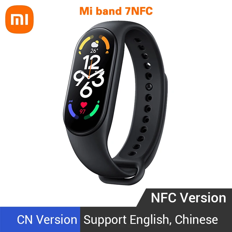 Оригинальный Смарт-браслет Xiaomi Mi Band 7 NFC китайская версия 1,62 дюйма AMOLED смарт-браслет 2022 Miband 7 NFC Xiaomi Mi Band
Оригинальный Смарт-браслет Xiaomi Mi Band 7 NFC китайская версия 1,62 дюйма AMOLED смарт-браслет 2022 Miband 7 NFC Xiaomi Mi Band