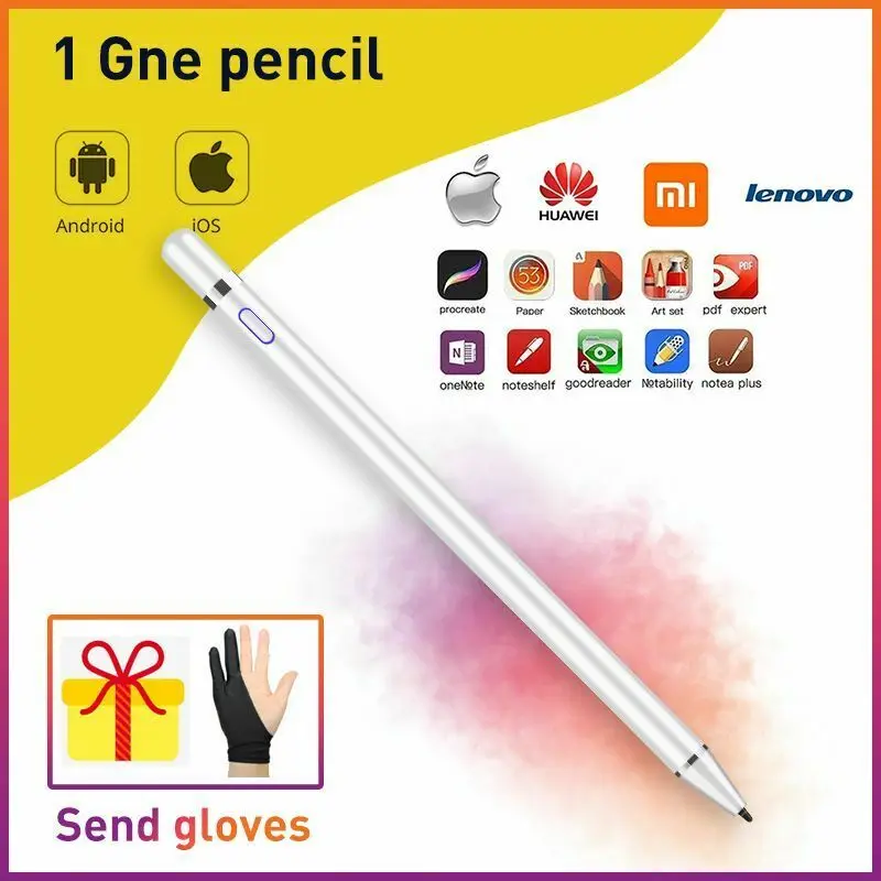 

Universal Capacitive Stylus Pen for Touch Screens, Digital Pencil Smart Compatible with iPad and Most Tablet IOS/Android System