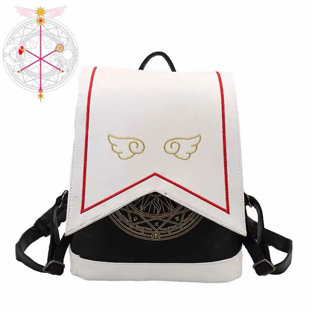 Card Captor Anime Backpack Kinomoto Sakura Shoulder Bag Kawaii Cosplay Lolita Magic Bags With Embroidery Wings For Kid Girl Gift
Card Captor Anime Backpack Kinomoto Sakura Shoulder Bag Kawaii Cosplay Lolita Magic Bags With Embroidery Wings For Kid Girl Gift