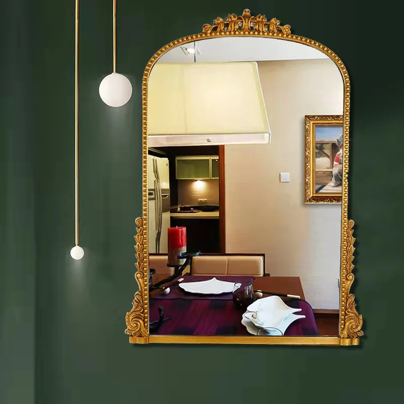 

Эстетическое зеркало со светодиодной подсветкой, необычное женское зеркало для гостиной, спальни, душевой кабины, большое зеркало с паретной подсветкой, роскошное украшение для дома