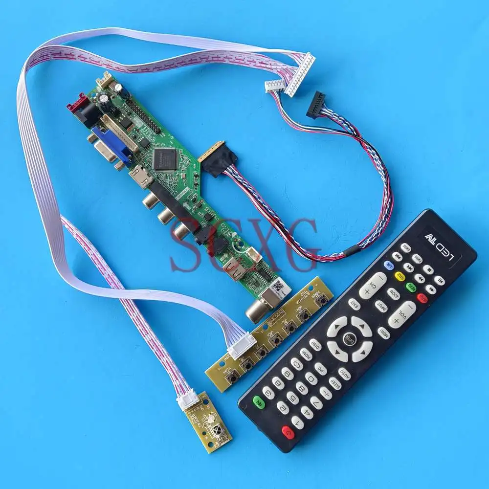 Плата контроллера для LTN156AT02-D01, ЖК-дисплей, комплект «сделай сам», 1366, 768, AV, VGA, USB, HDMI, совместимый с ТВ, аналоговый сигнал, LVDS, светодиодный конт...
Плата контроллера для LTN156AT02-D01, ЖК-дисплей, комплект «сделай сам», 1366, 768, AV, VGA, USB, HDMI, совместимый с ТВ, аналоговый сигнал, LVDS, светодиодный конт...