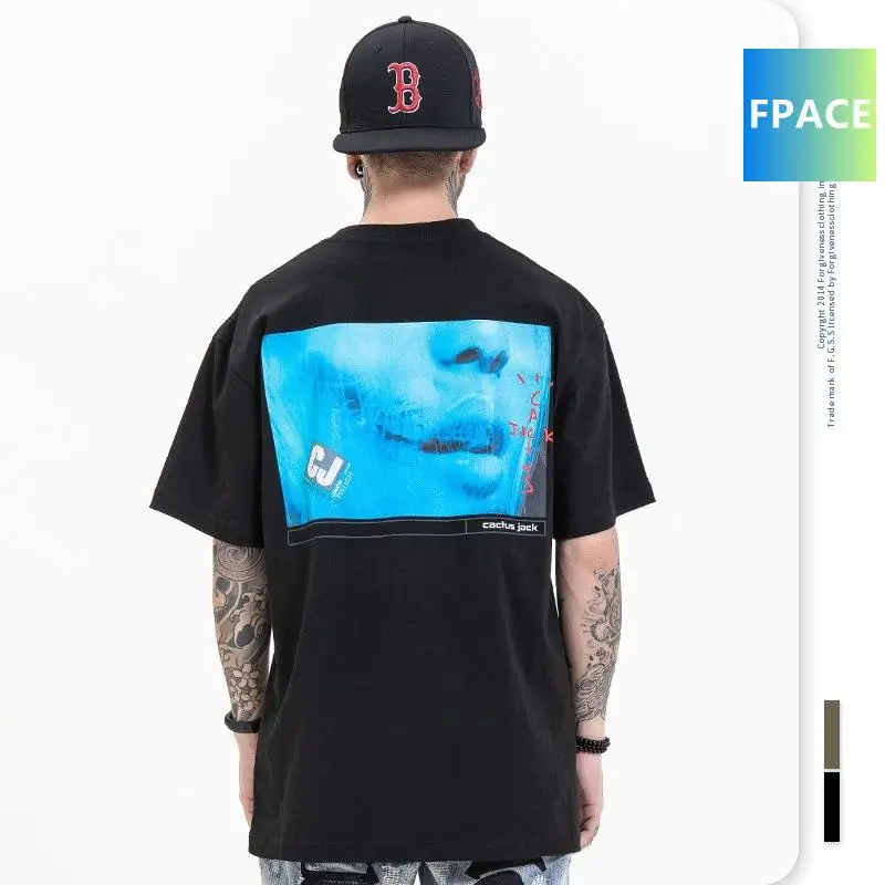 Men's Clothing Summer New American Fashion Brand Rap Peripheral Joint Name Casual Loose Short Sleeves T-shirt for Men and Women
Men's Clothing Summer New American Fashion Brand Rap Peripheral Joint Name Casual Loose Short Sleeves T-shirt for Men and Women