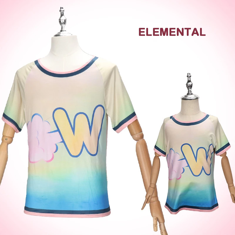Crazy Element City Cosplay T-shirt Halloween New Party Costume Anime Costume Short Sleeve Adult Childrnce Costume Children Adult
Crazy Element City Cosplay T-shirt Halloween New Party Costume Anime Costume Short Sleeve Adult Childrnce Costume Children Adult