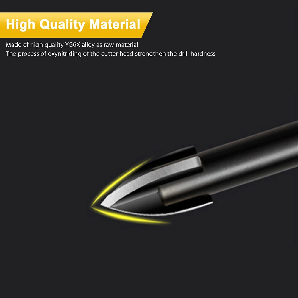 Alloy Carbide Point With 4 Cutting Edges Tile & Glass Cross Spear Head Drill Bit Drill Bits 6mm
Alloy Carbide Point With 4 Cutting Edges Tile & Glass Cross Spear Head Drill Bit Drill Bits 6mm