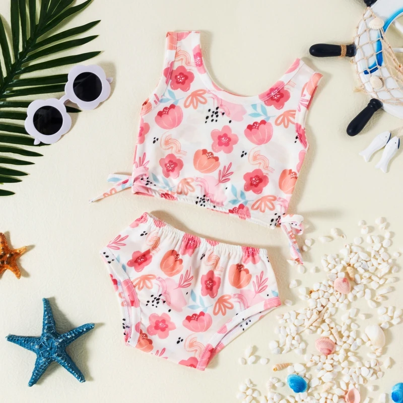 Summer Children Rose Print Halter Swimwear Kids Beach Wear Swimming Costume Infant Girls Ruffle Swimsuit 2-7 Years For Child
Summer Children Rose Print Halter Swimwear Kids Beach Wear Swimming Costume Infant Girls Ruffle Swimsuit 2-7 Years For Child