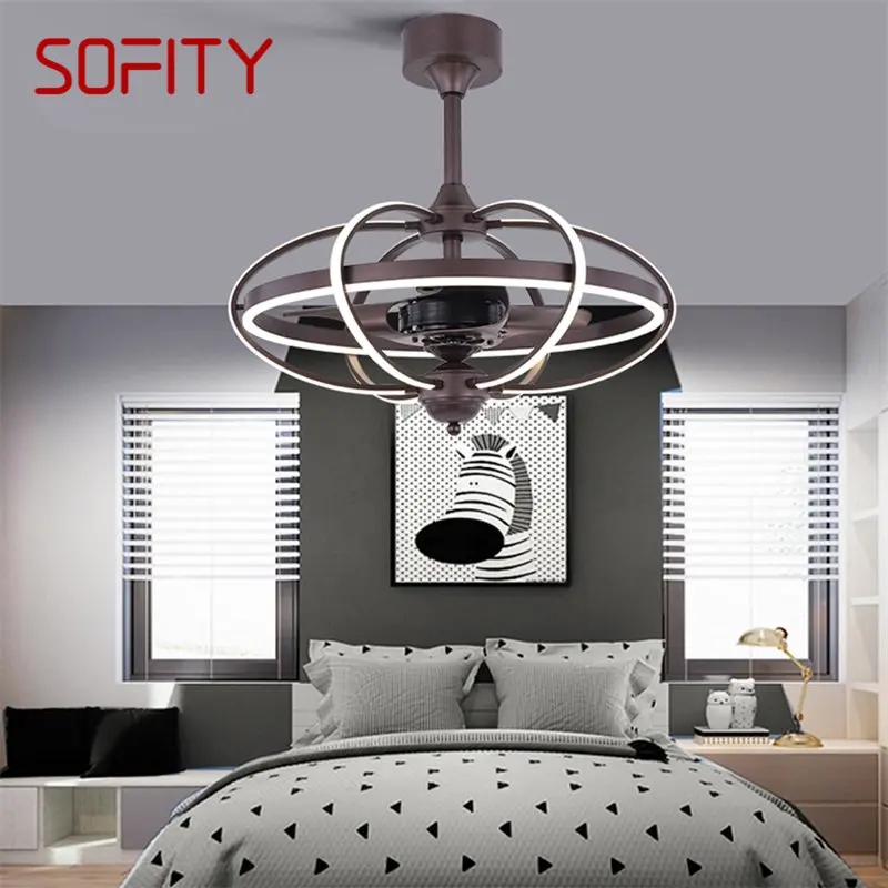 SOFITY Modern Ceiling Fan Lights Coffee With Remote Control Fan Lighting for Home Dining Room Bedroom Restaurant
SOFITY Modern Ceiling Fan Lights Coffee With Remote Control Fan Lighting for Home Dining Room Bedroom Restaurant