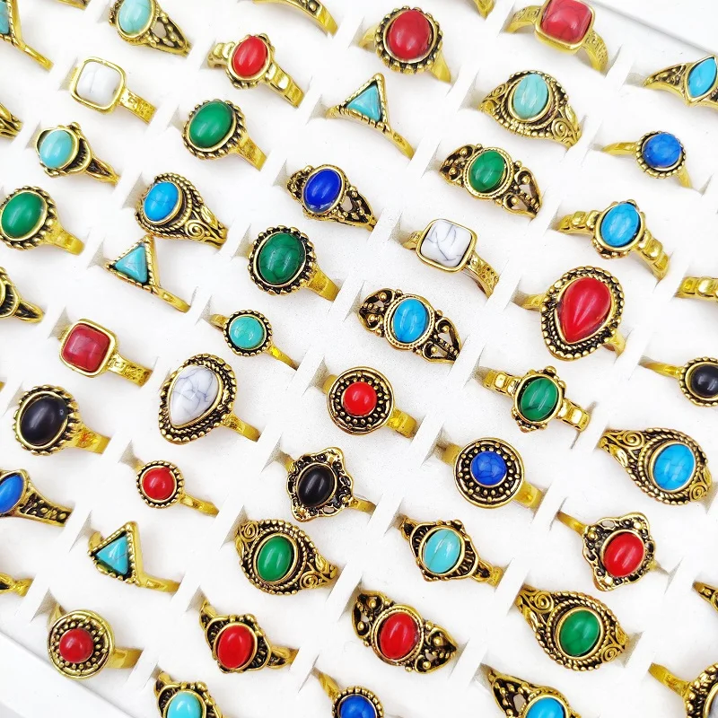 15Pcs Bohemian Stone Rings for Women and Men Vintage Mixed Antique Silver Gold Ethnic Tribe Finger Ring Party Jewelry Wholesale
15Pcs Bohemian Stone Rings for Women and Men Vintage Mixed Antique Silver Gold Ethnic Tribe Finger Ring Party Jewelry Wholesale