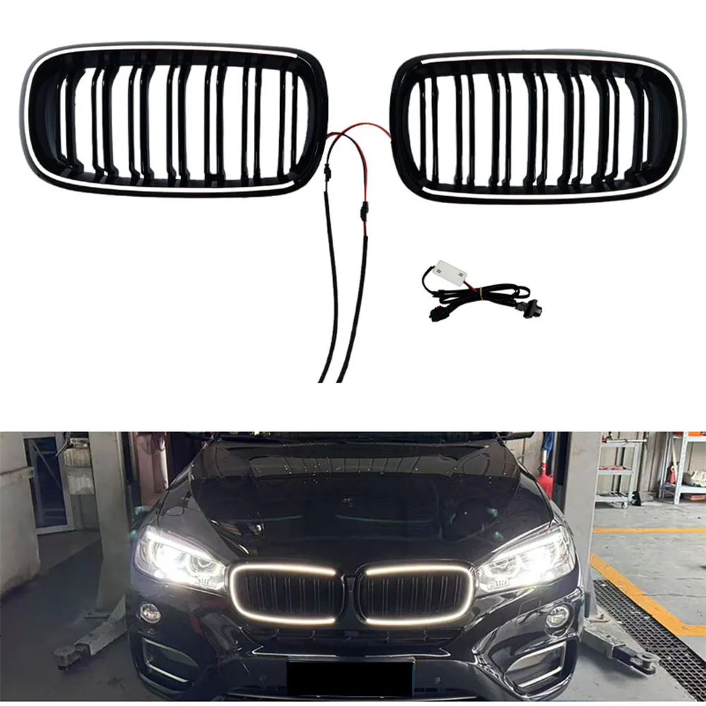 Светодиодный передний радиатор, бампер для почек, OEM, замена решеток капота для BMW X5 F15 xDrive 30i 35d 40i M50i 2014-2018 
Светодиодный передний радиатор, бампер для почек, OEM, замена решеток капота для BMW X5 F15 xDrive 30i 35d 40i M50i 2014-2018