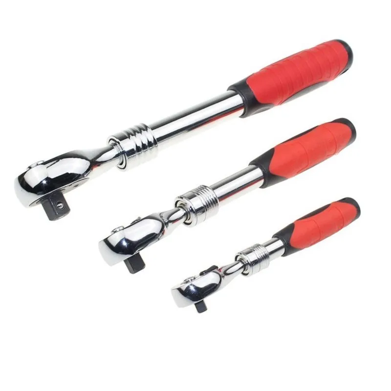 72 Teeth Torque Ratchet Wrench 1/2" 3/8" 1/4" Allen Key Length Telescopic Socket Spanner For Auto Car Repair Household Hand Tool
72 Teeth Torque Ratchet Wrench 1/2" 3/8" 1/4" Allen Key Length Telescopic Socket Spanner For Auto Car Repair Household Hand Tool