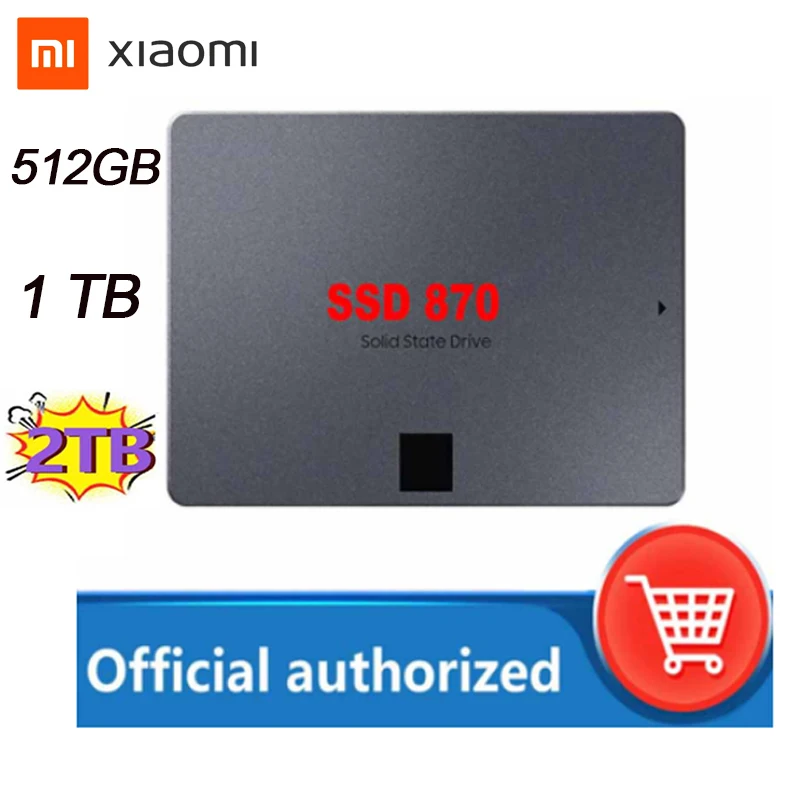 Xiaomi 1TB SSD 870 QVO 2TB Solid State Drive External Hard Drive 500GB Capacity Expander SATA Interface For Laptop Notebook
Xiaomi 1TB SSD 870 QVO 2TB Solid State Drive External Hard Drive 500GB Capacity Expander SATA Interface For Laptop Notebook