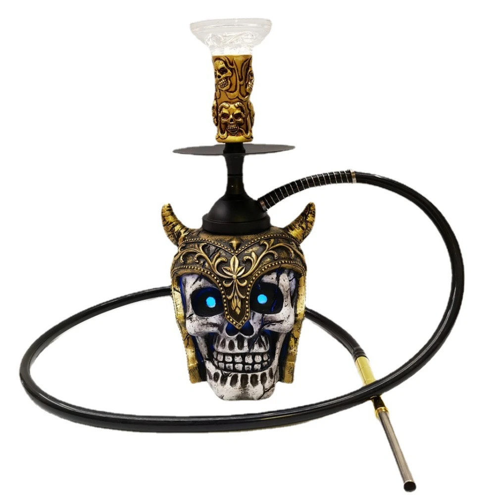 Arabian Hookah Set Resin With Accessories Shisha Skull Warrior Shape Narguile Complete Hookahs Halloween
Arabian Hookah Set Resin With Accessories Shisha Skull Warrior Shape Narguile Complete Hookahs Halloween
