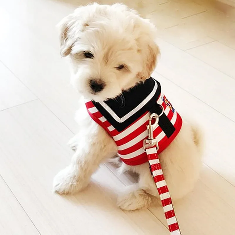 Adjustable Dog Collar Harness Leash Creative Navy Suit Style Chest Strap Secure Traction Rope for Small Medium Dogs Cats
Adjustable Dog Collar Harness Leash Creative Navy Suit Style Chest Strap Secure Traction Rope for Small Medium Dogs Cats