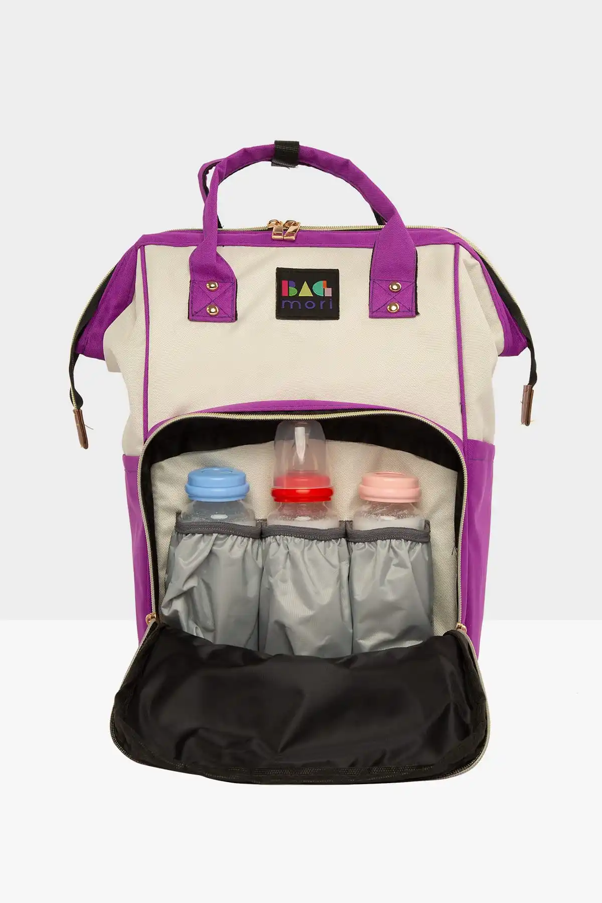 

Фиолетовая двухцветная сумка для ухода за мамой и ребенком, крутые Детские рюкзаки, сумки, игрушки, светильник маленькие дети, новое ежеднев...