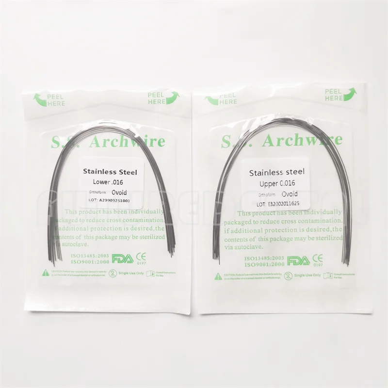 Dental Orthodontic Round Wires Stainless Steel Oval Retainer 016 Upper Lower Dentisty
Dental Orthodontic Round Wires Stainless Steel Oval Retainer 016 Upper Lower Dentisty