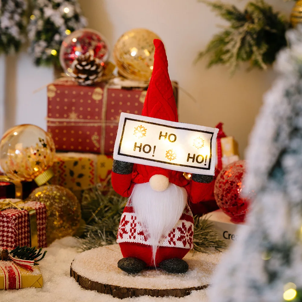 Glowing Gnome Christmas Faceless Doll Christmas Decor With LED Lights Sequins Sweden Tomte Santa Christma Navidad Natal Gifts
Glowing Gnome Christmas Faceless Doll Christmas Decor With LED Lights Sequins Sweden Tomte Santa Christma Navidad Natal Gifts