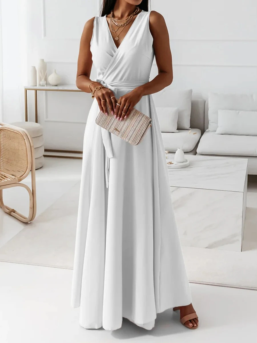ZJLJAYCHOU Women s Party Dress Sleeveless Wrap V Neck Solid Color Slim Fit Belted Long Dress Ball Gown Green Medium
ZJLJAYCHOU Women s Party Dress Sleeveless Wrap V Neck Solid Color Slim Fit Belted Long Dress Ball Gown Green Medium