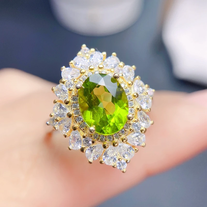 Натуральное кольцо olivine в различных цветах, красивое и изысканное 925 пробы Серебряное
Натуральное кольцо olivine в различных цветах, красивое и изысканное 925 пробы Серебряное