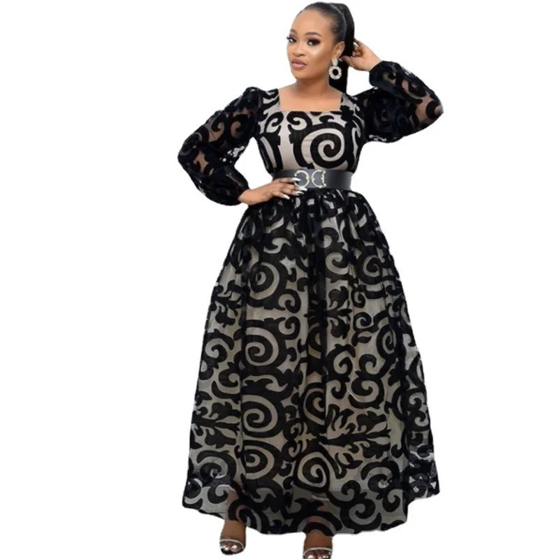 2022 Summer African Dresses for Women African Women Long Sleeve Polyester Black Long Dress African Robes African Clothes Women
2022 Summer African Dresses for Women African Women Long Sleeve Polyester Black Long Dress African Robes African Clothes Women