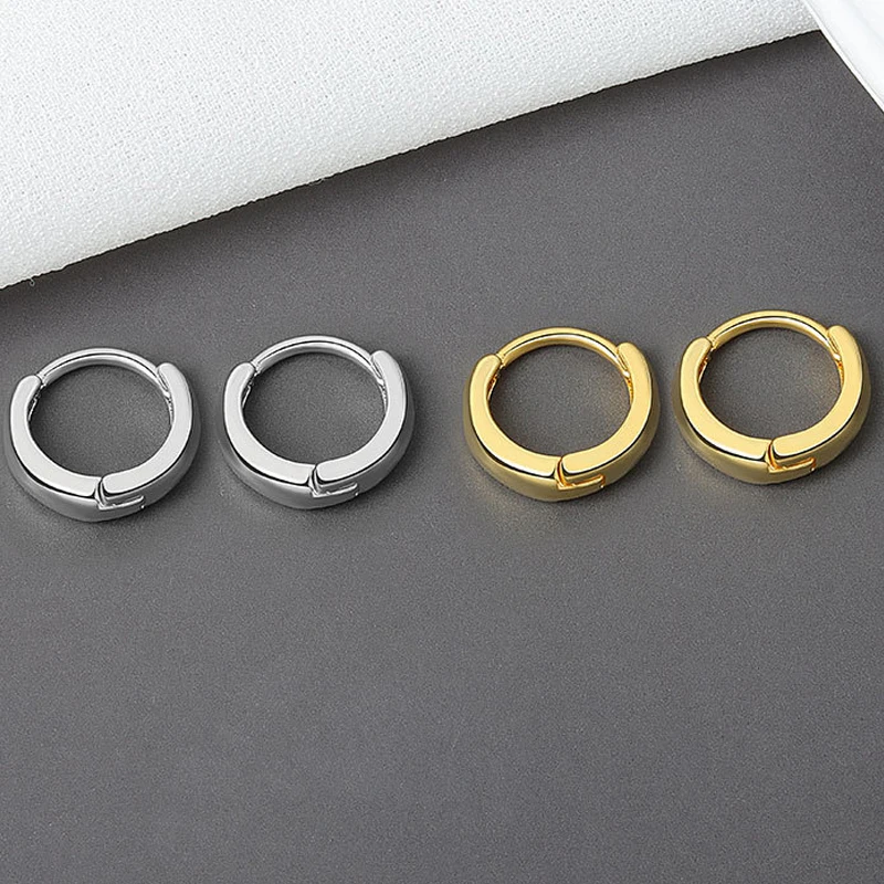 925 Sterling Silver Women's Geometry Round Hoop Earrings For Women Gold Small Earring Wedding Party Luxury Jewelry Free Shipping
925 Sterling Silver Women's Geometry Round Hoop Earrings For Women Gold Small Earring Wedding Party Luxury Jewelry Free Shipping